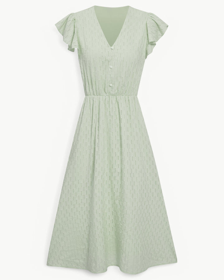 Orly｜V-neck Midi Dress