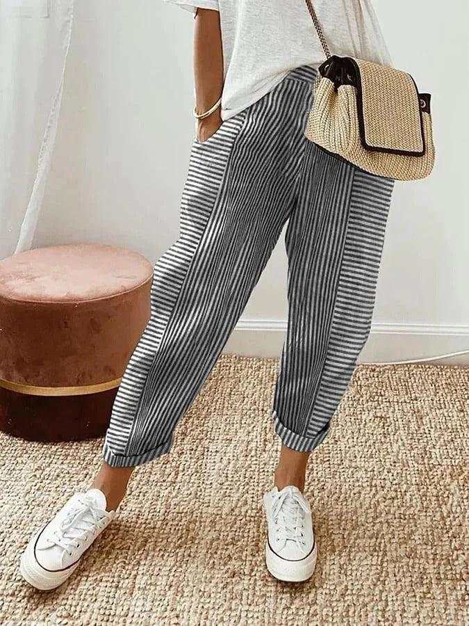 MAVI | Striped Relaxed Pants