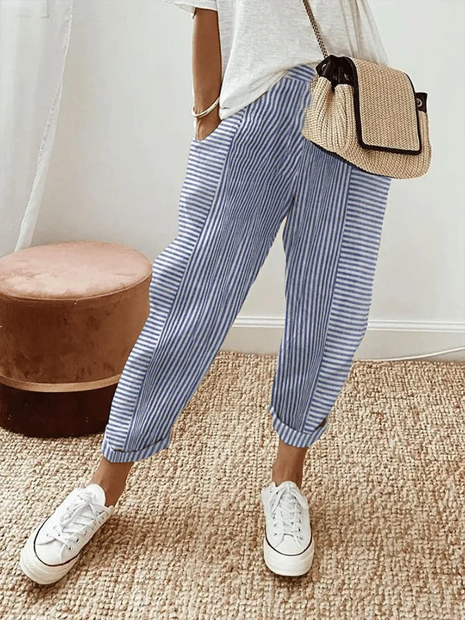 MAVI | Striped Relaxed Pants