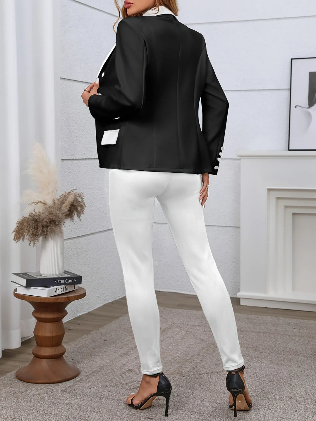 Riley™ - Chic Color Block Two-piece Set