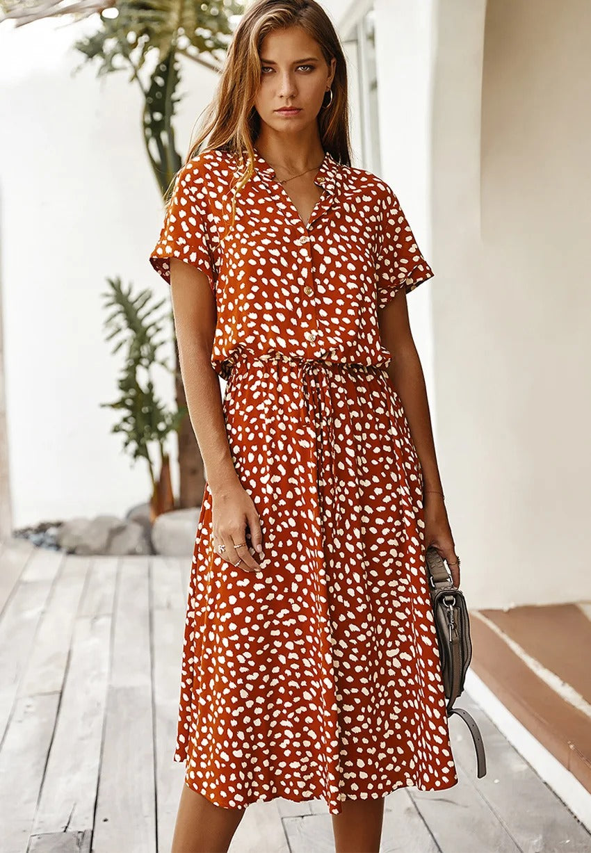 ISLA | Flowy Summer Midi Dress