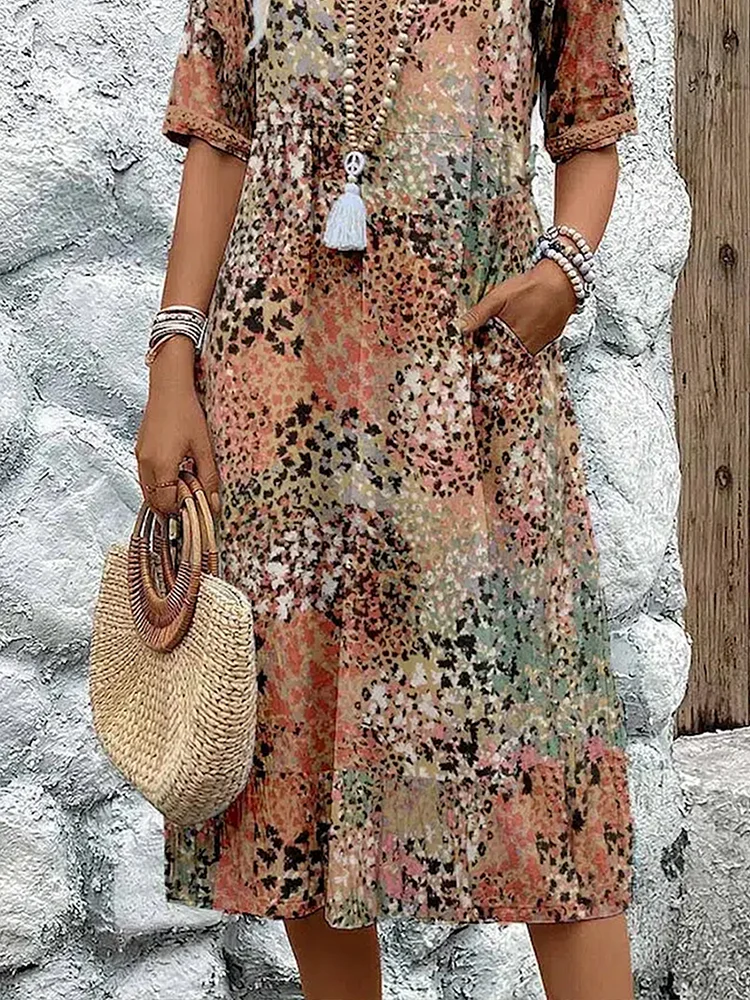 MARABEL | Bold Floral Maxi Dress
