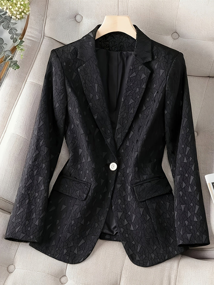 Lina™ - Elegant Single-Breasted Blazer
