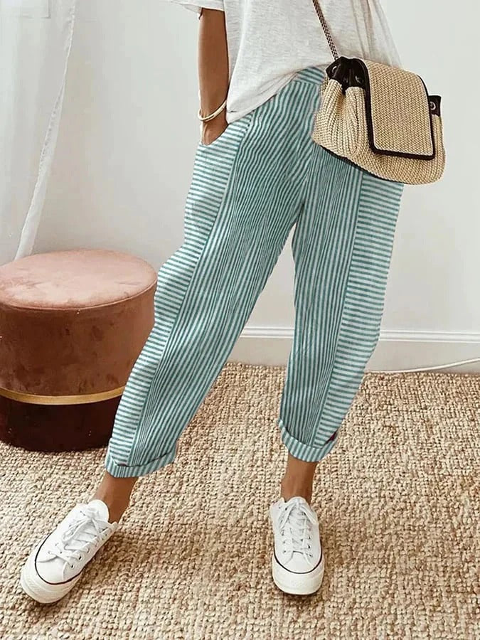 MAVI | Striped Relaxed Pants