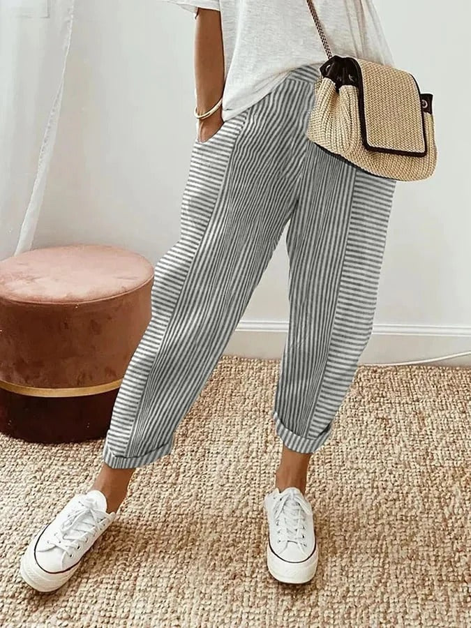 MAVI | Striped Relaxed Pants