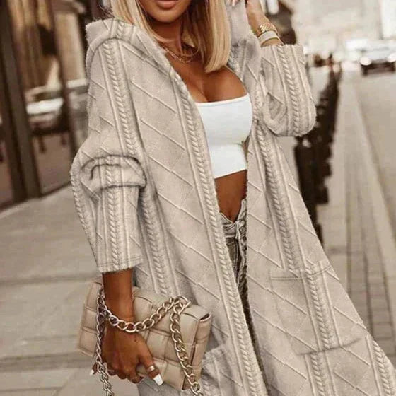 ANAREL | Long Hooded Cardigan