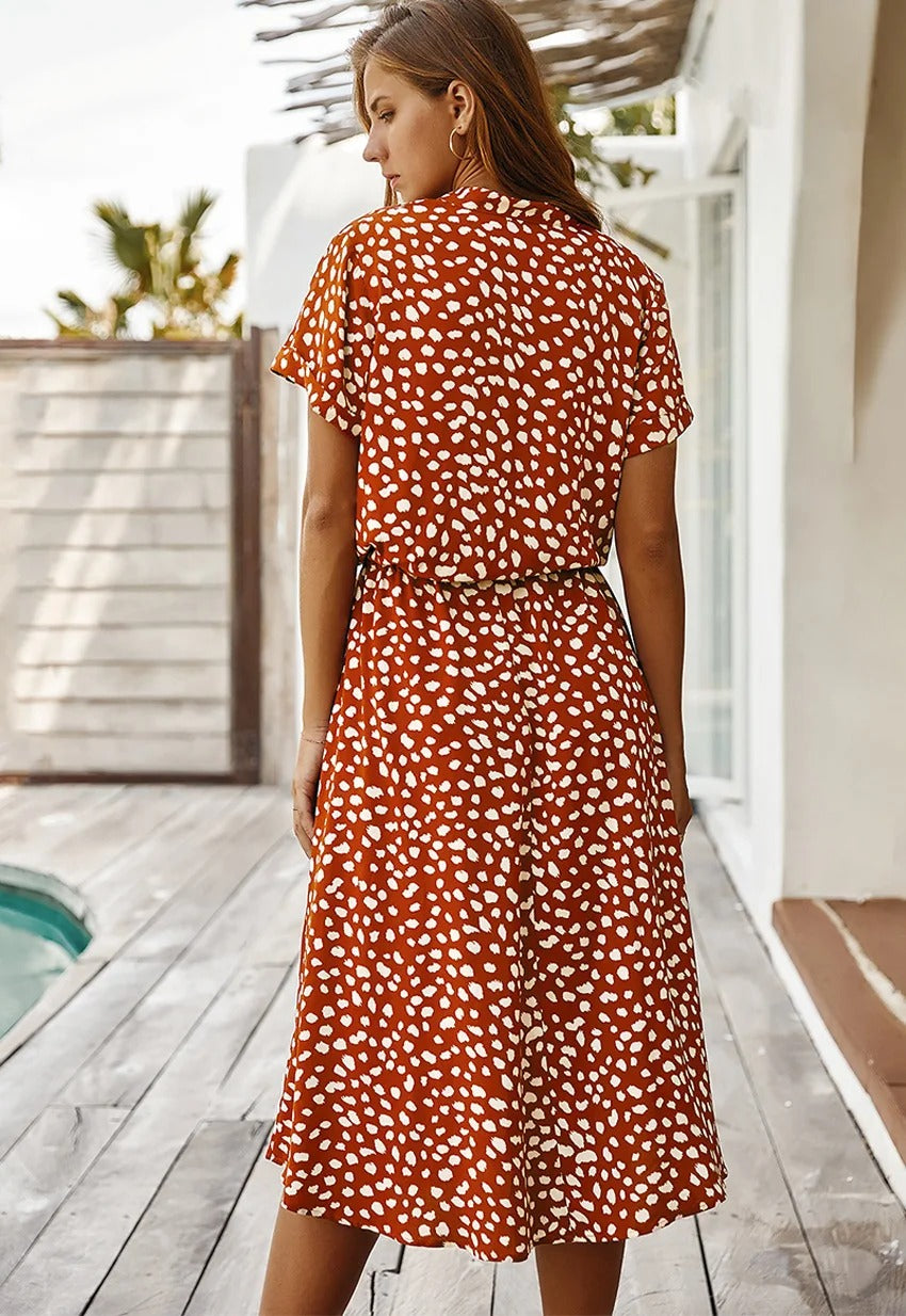 ISLA | Flowy Summer Midi Dress