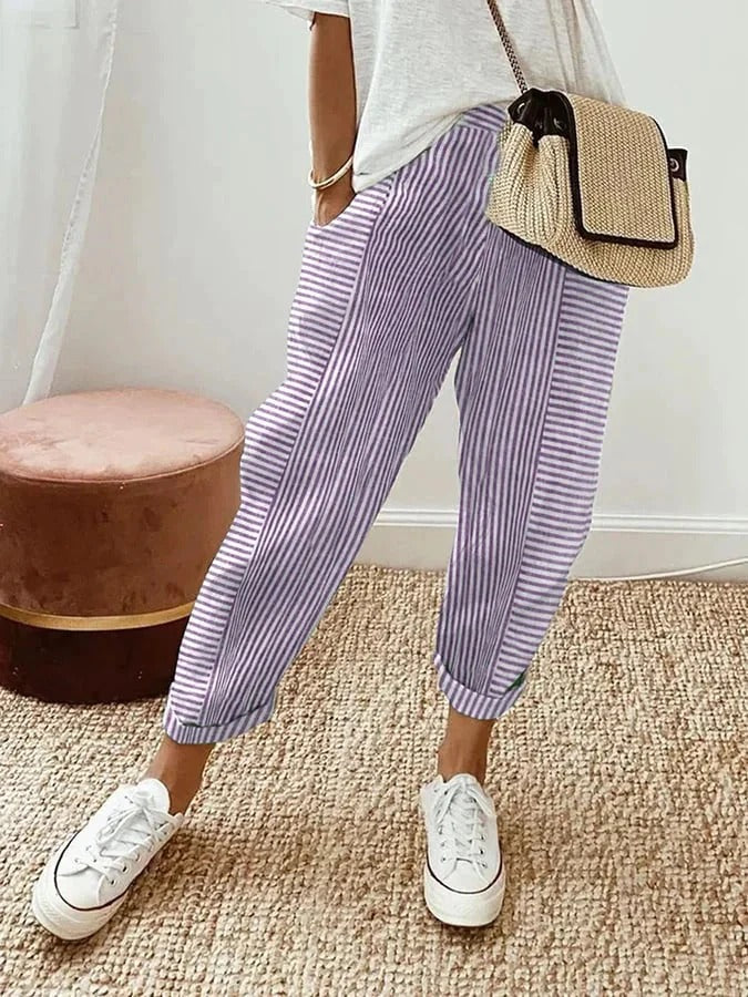 MAVI | Striped Relaxed Pants